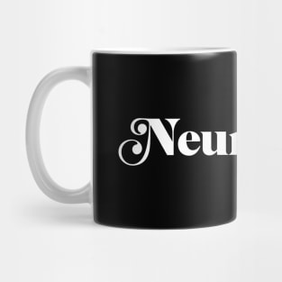 Neurospicy Ornate Logo in white Mug